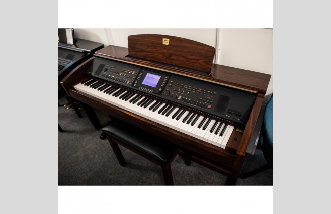 Used Yamaha CVP303 Satin Rosewood Digital Piano Complete Package (SN:GBRCKP01002) - Image 5